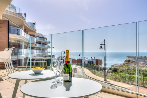 Panoramic ocean view 2-bedroom apartment.