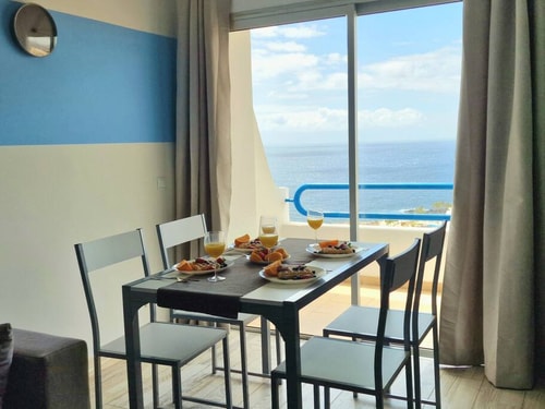 Lovely blue Studio with Ocean view and pool 6 Flataway