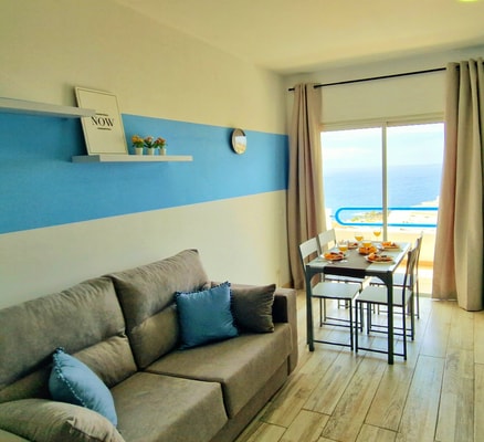 Lovely blue Studio with Ocean view and pool 1 Platihome