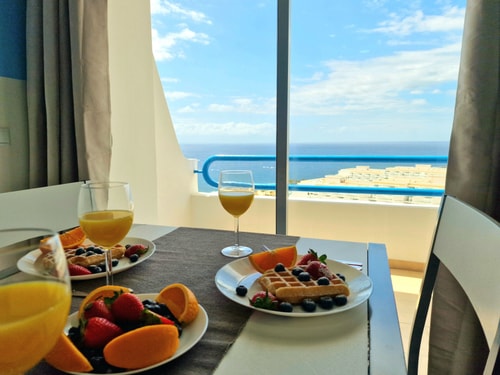 Lovely blue Studio with Ocean view and pool 7 Platihome