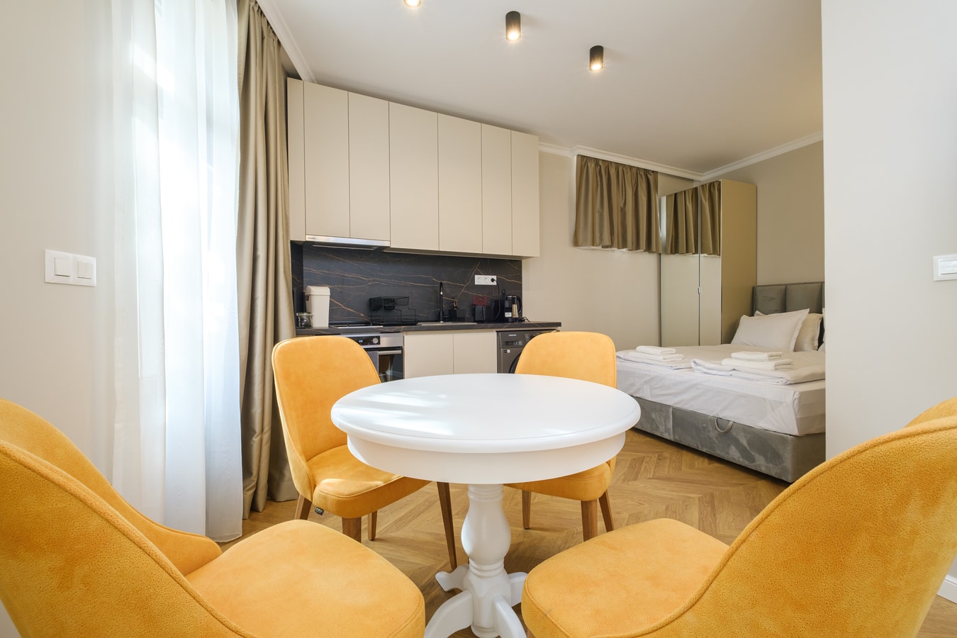 The House of POM Yellow Studio 11 MT Homes Property Management