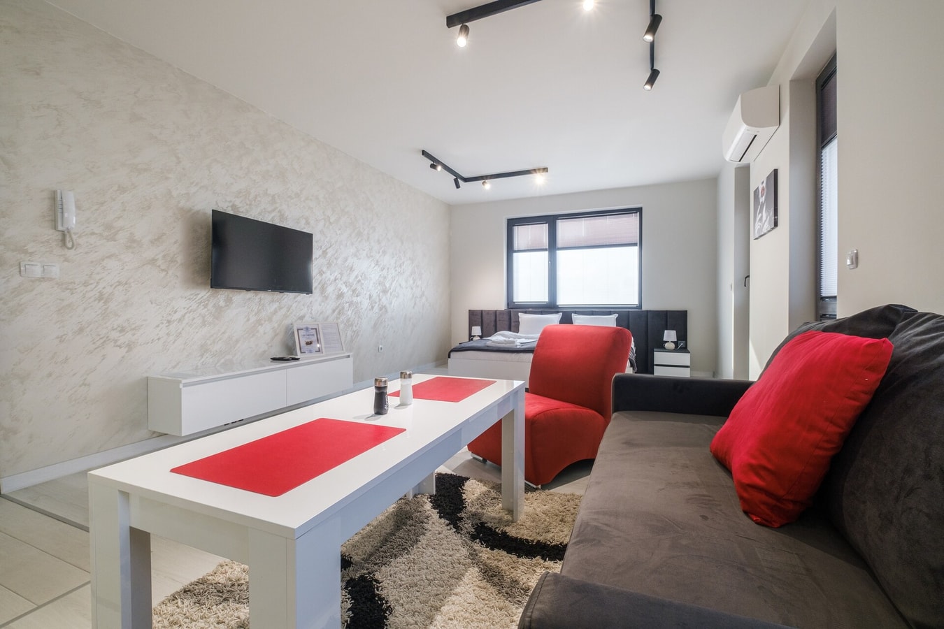 Heart of Plovdiv Studio Apartment Free Parking 29 MT Homes Property Management