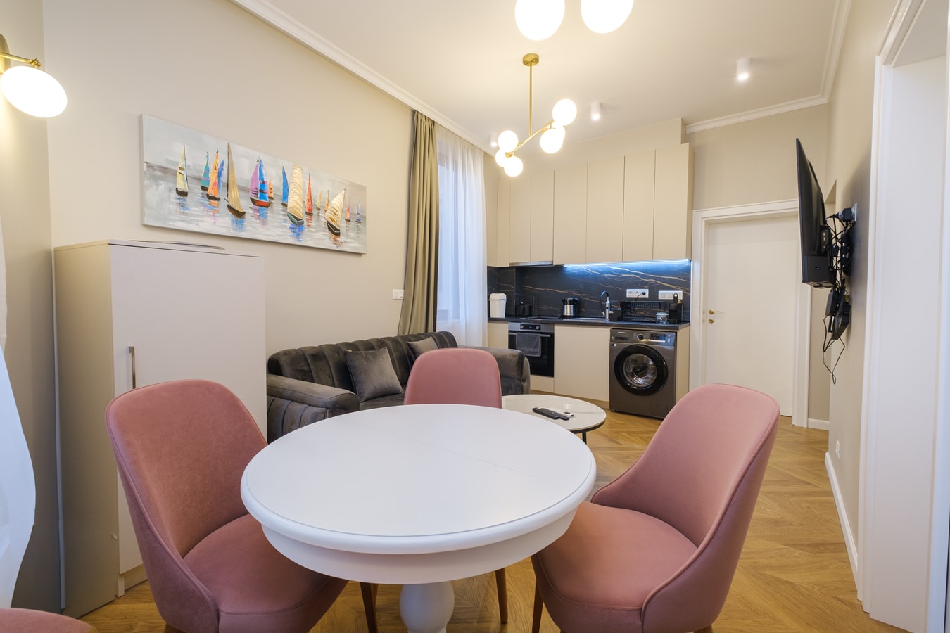 The House of POM Pink Apartment 9 MT Homes Property Management